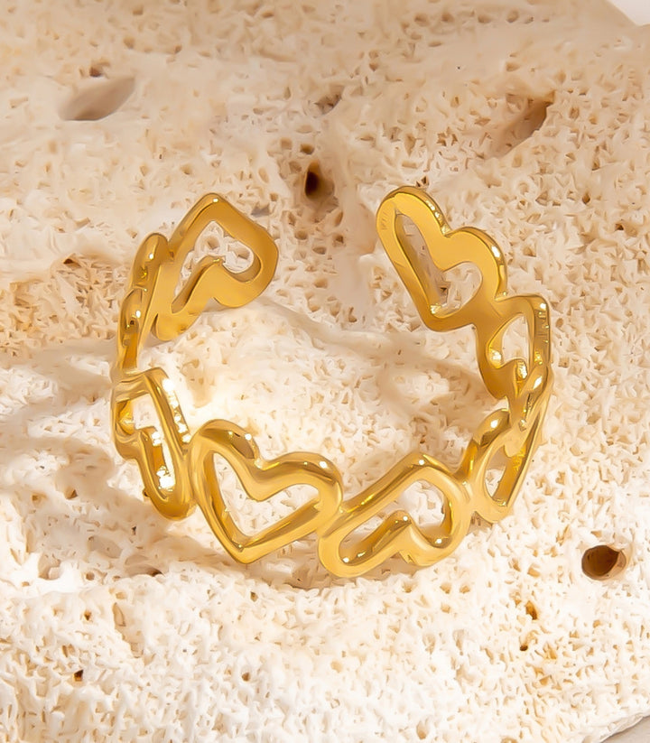 Anillo Corazones