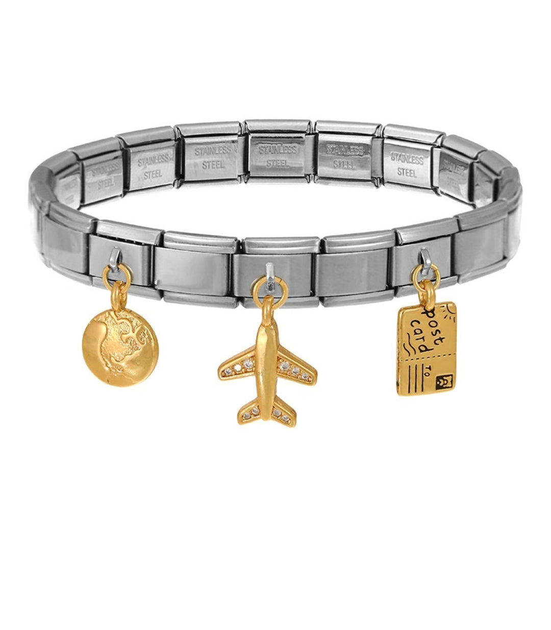Brazalete Charms Globe World