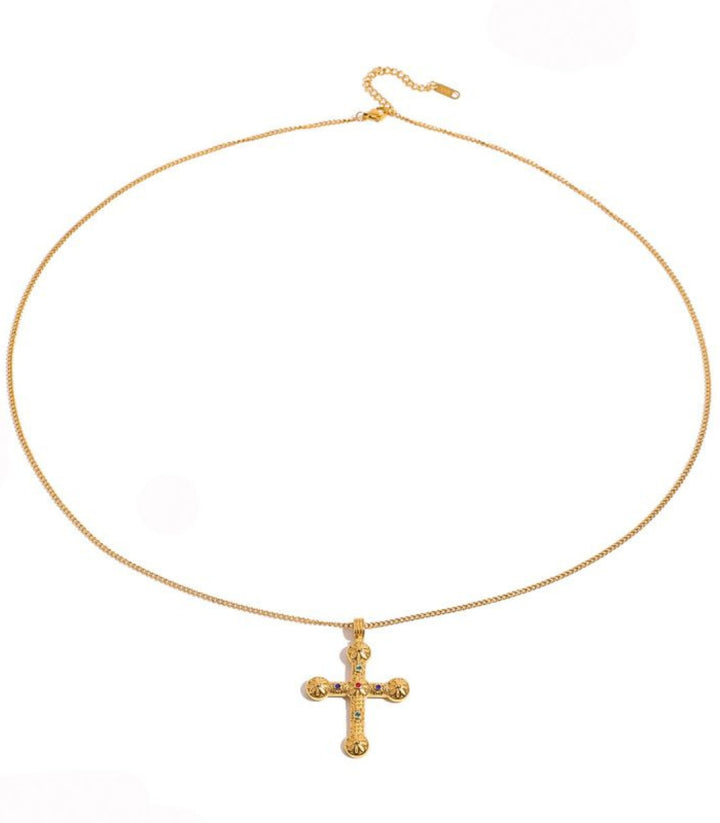Collar diamond cross