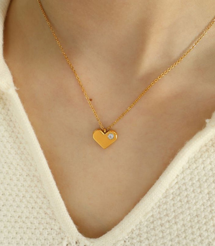 Collar diamond love