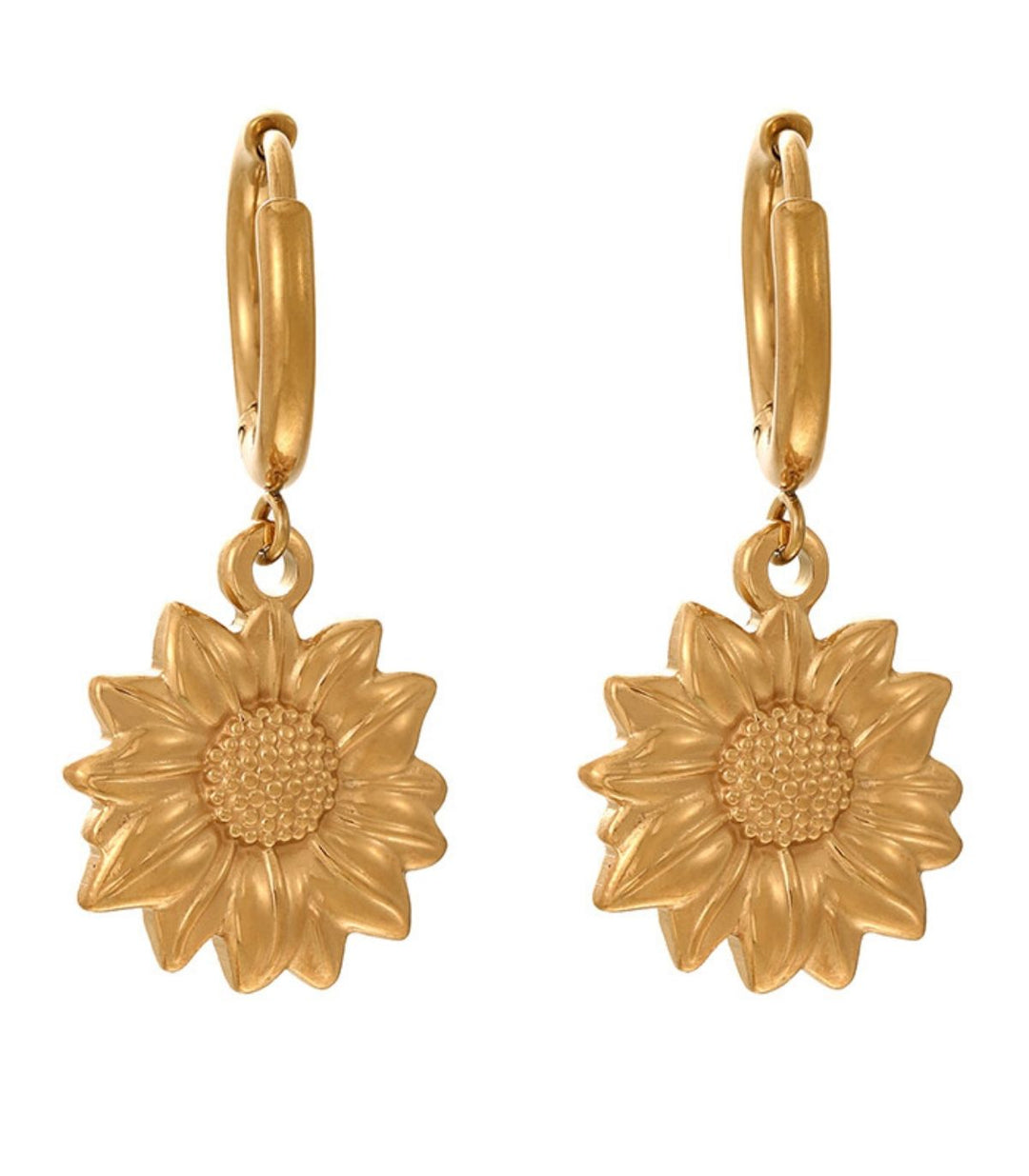 Aretes girasol