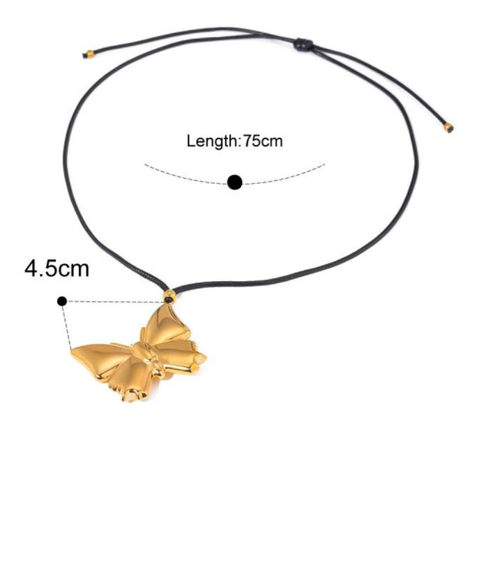 Collar mariposa