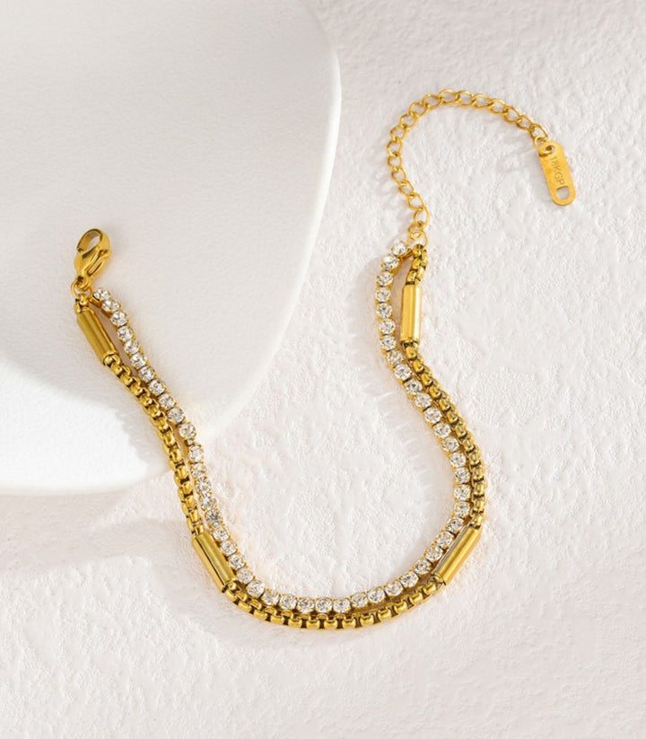 Brazalete diamond claw double