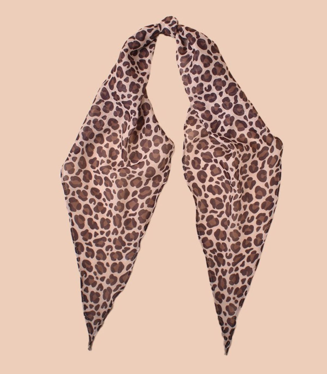 Scarf cafe leopard