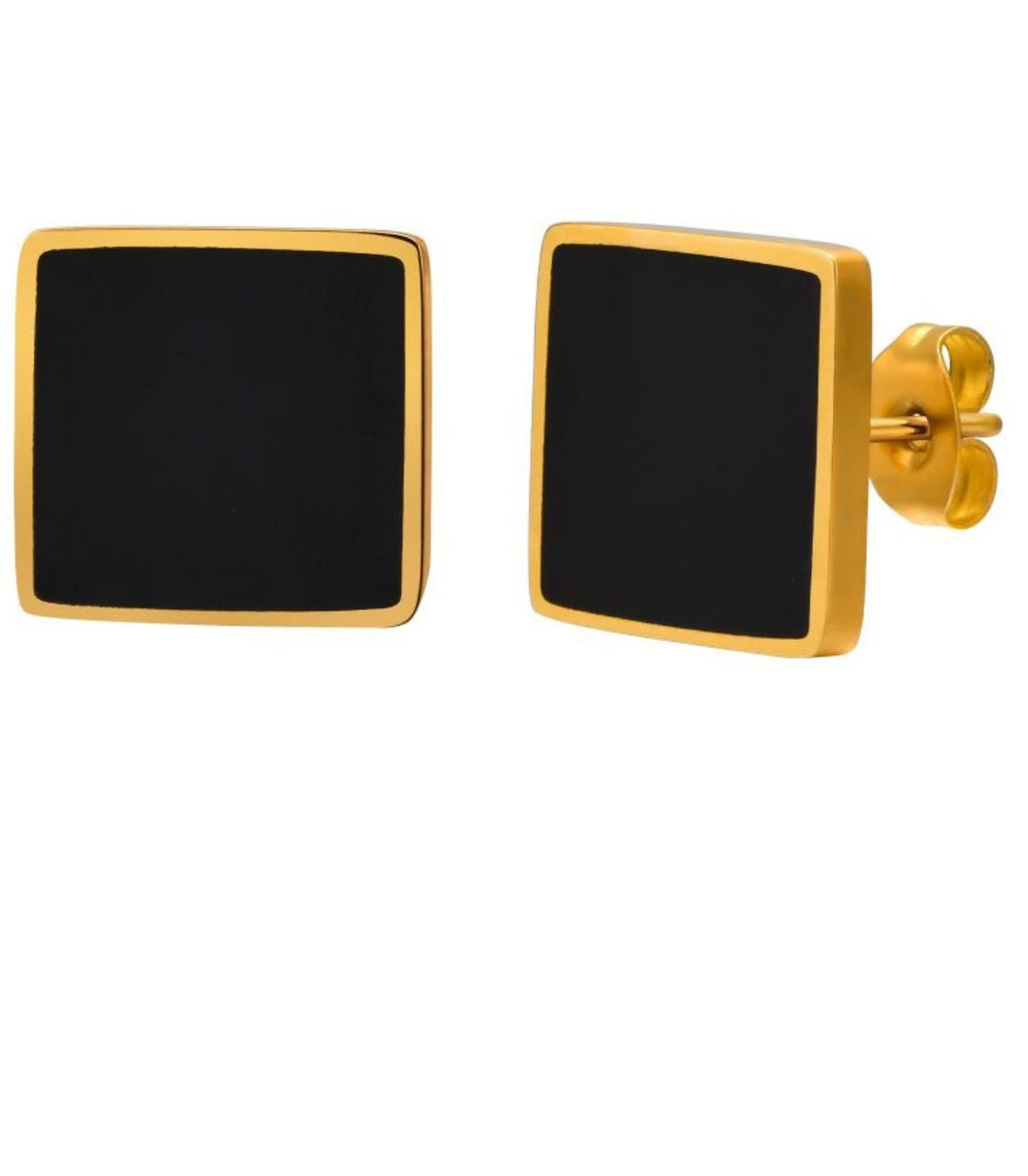 Aretes black square