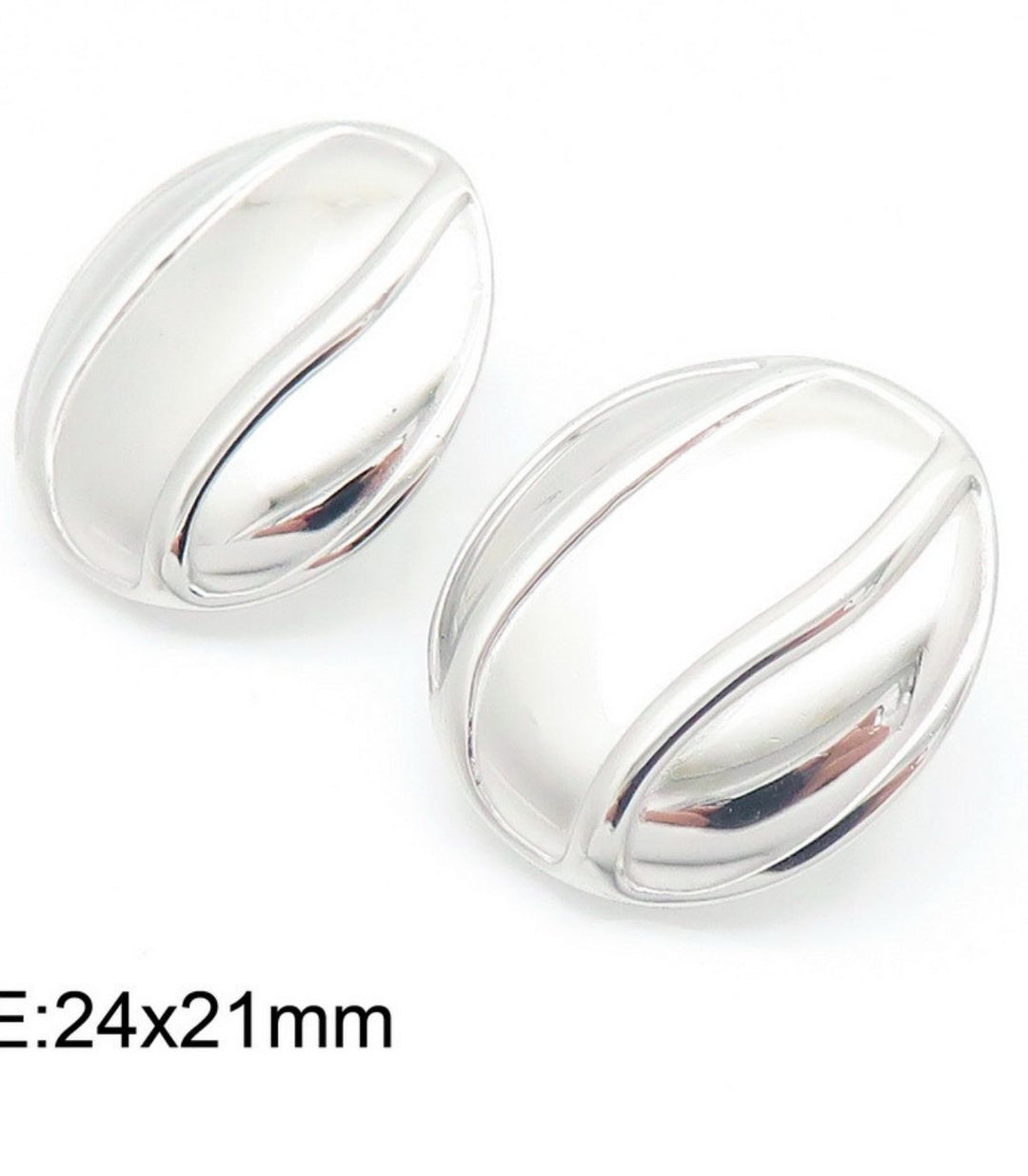 Aretes silver geometric