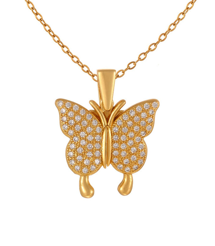 Collar zirconium butterfly