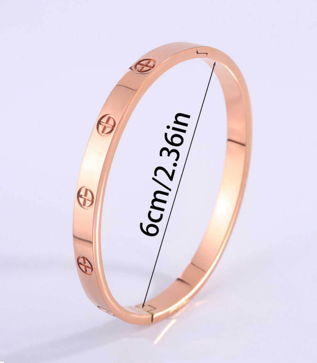 Brazalete cross rose