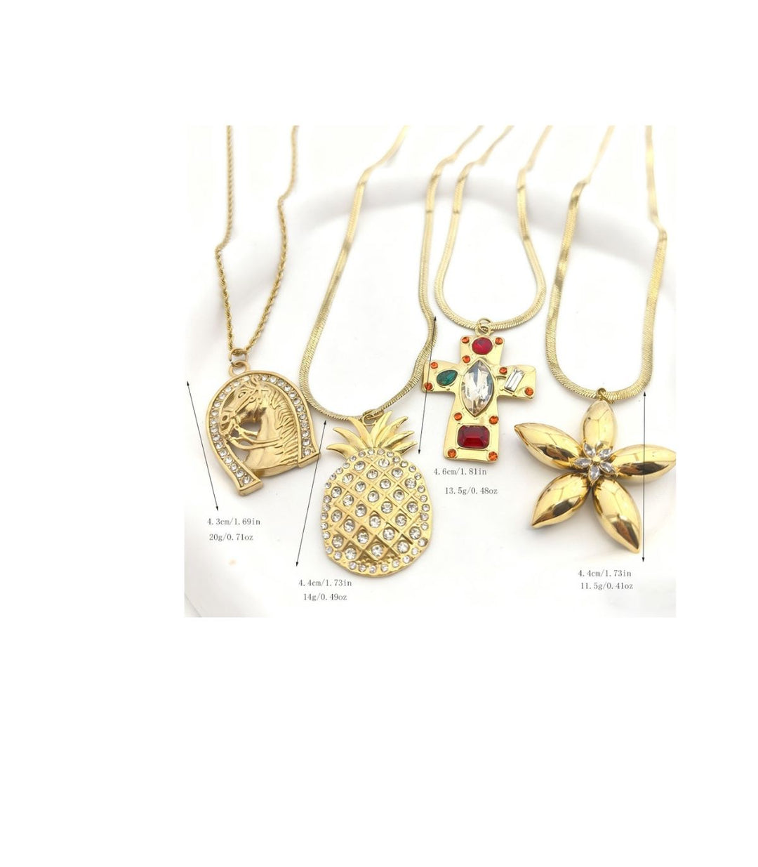 Collar diamond flower