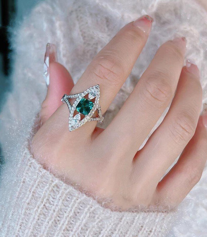 Anillo diamond green 7
