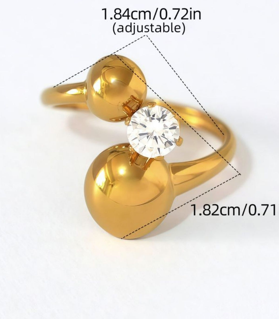 Anillo round diamond