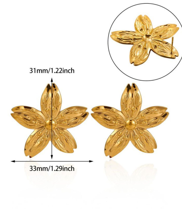 Aretes flor
