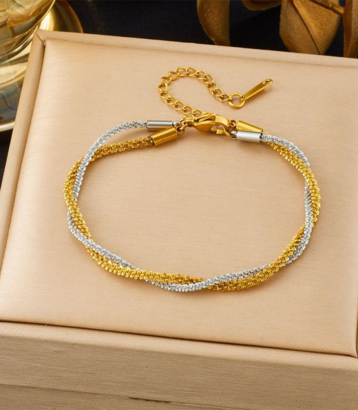 Brazalete bicolor