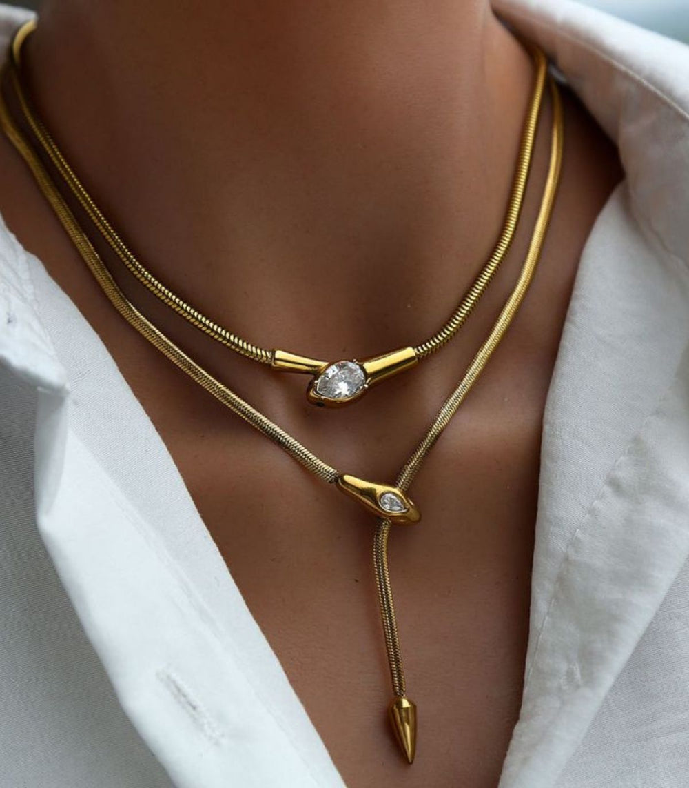 Collar snake zirconia