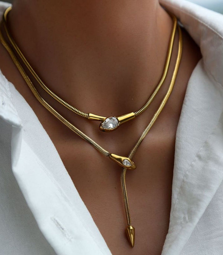 Collar snake zirconia