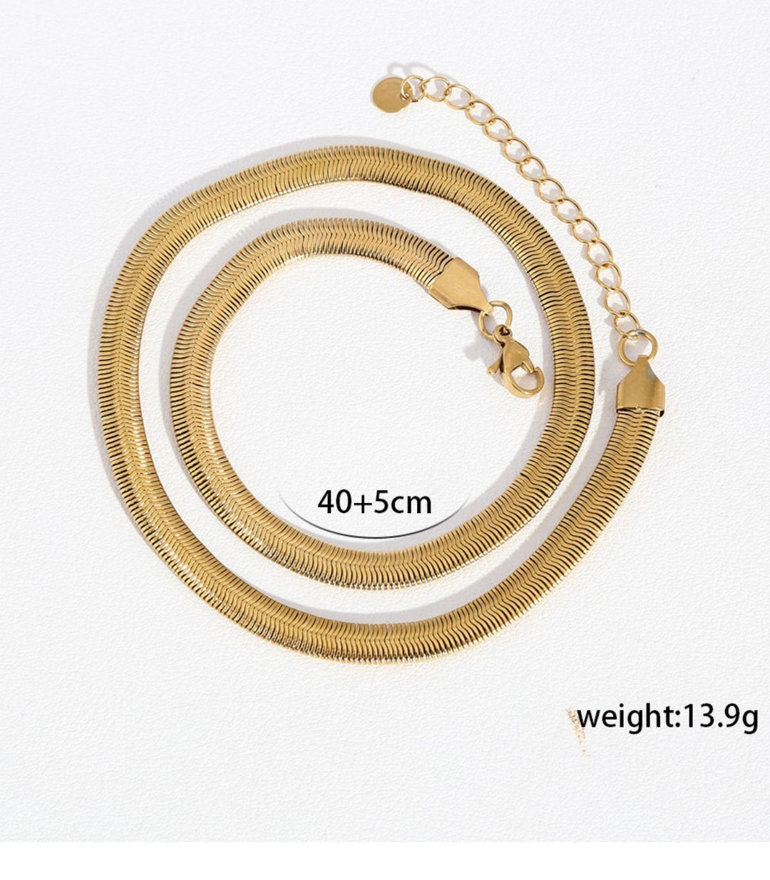 Collar silver chain