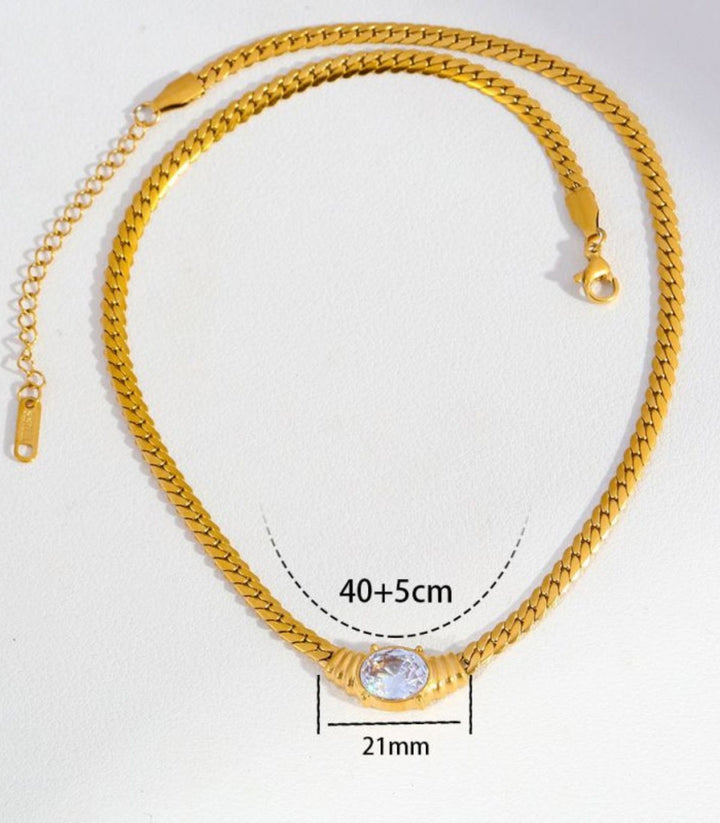 Collar red oval