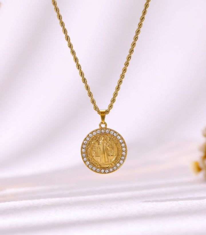 Collar circular sb con zirconias