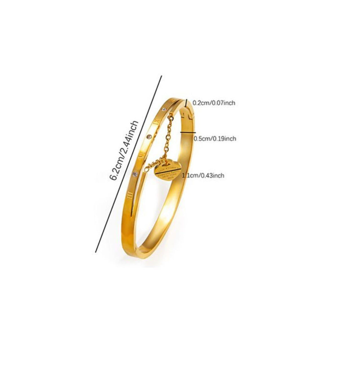 Brazalete diamond forever love
