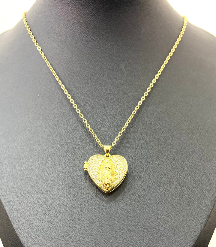 Collar Virgen Relicario