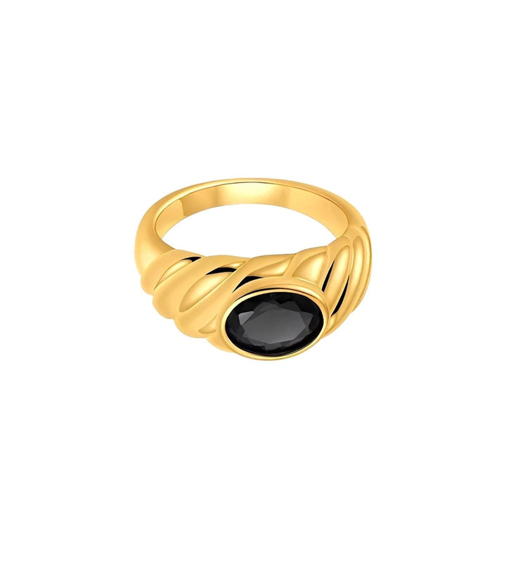 Anillo oval 8