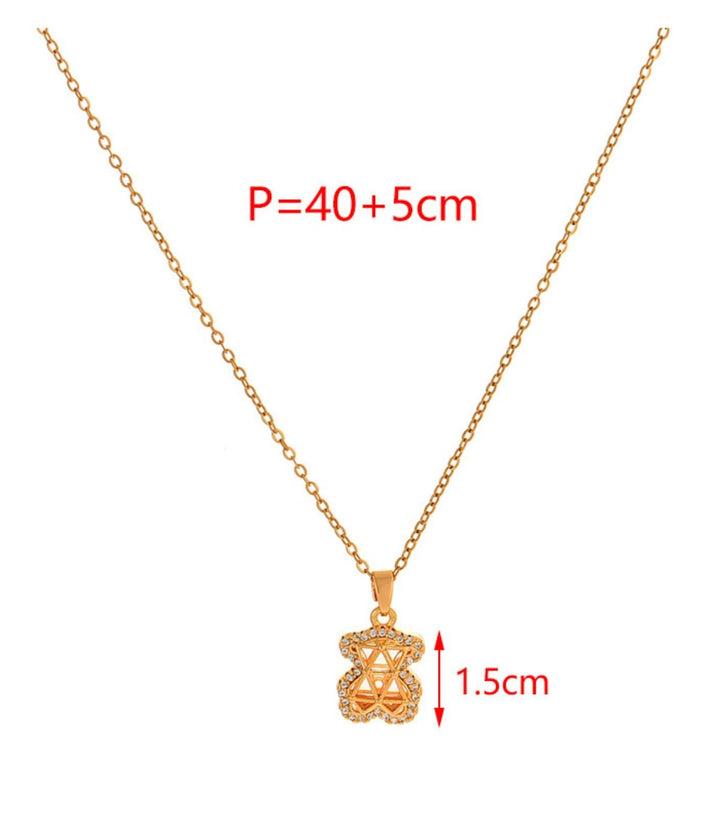 Collar zirconium hollow bear