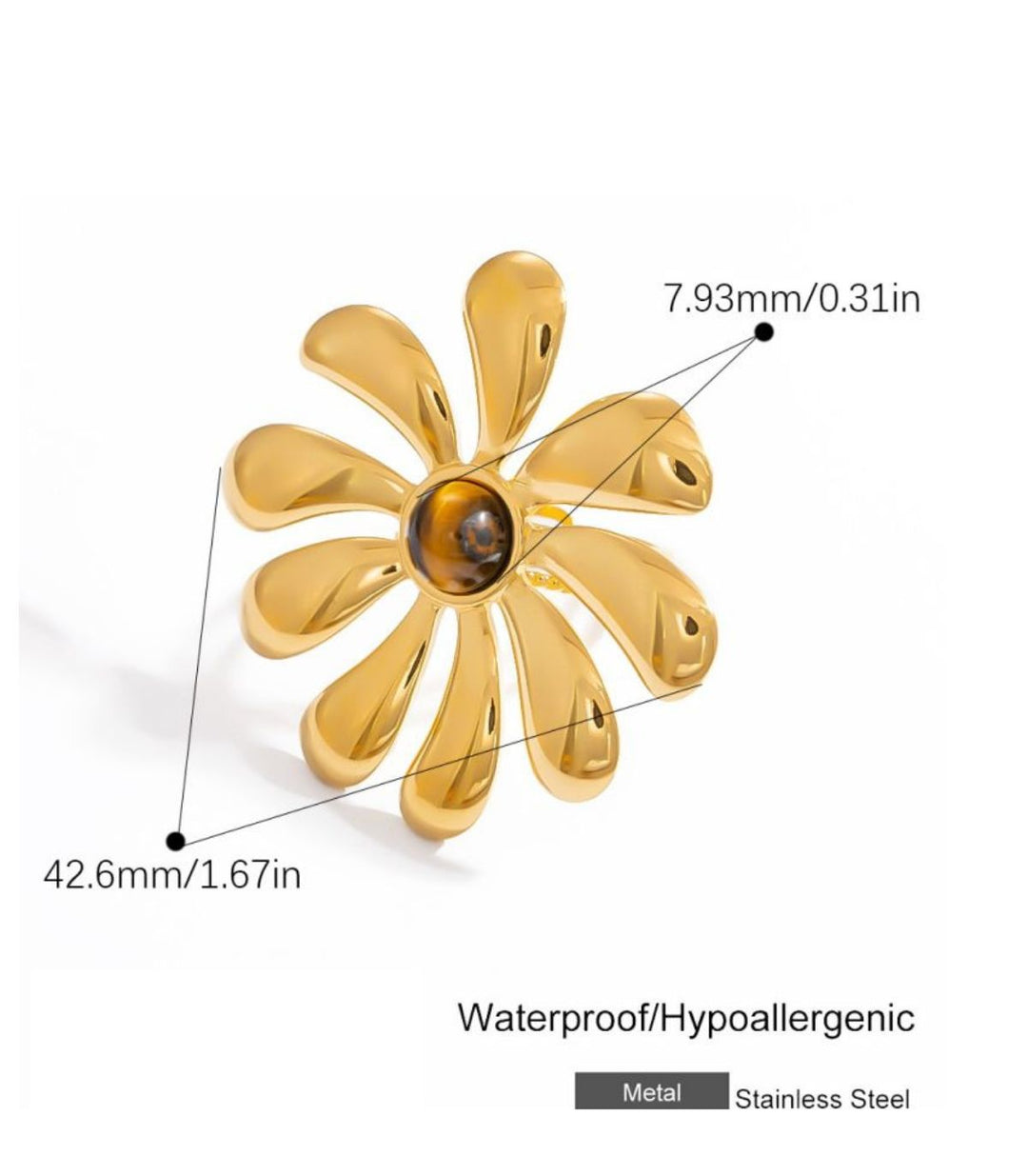 Anillo flower 3