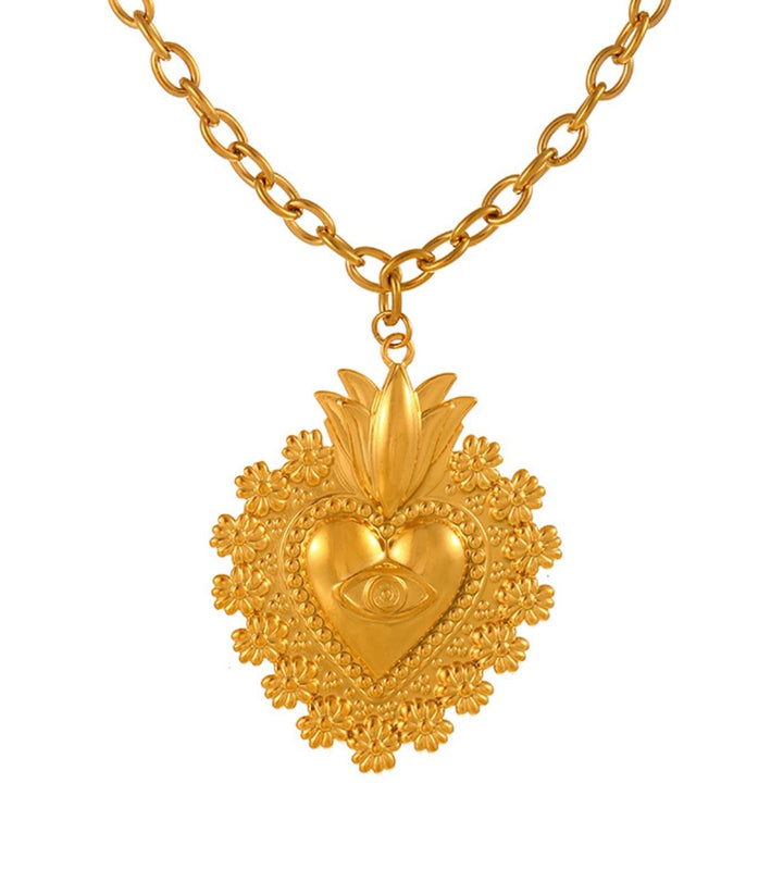 Collar heart eye