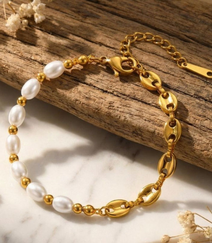 Brazalete pearl pig nose