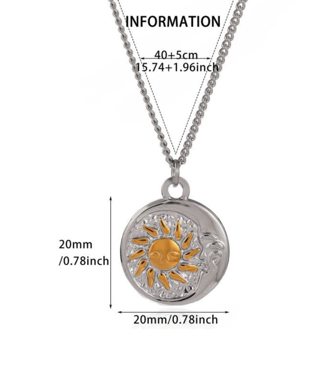 Collar sol bicolor