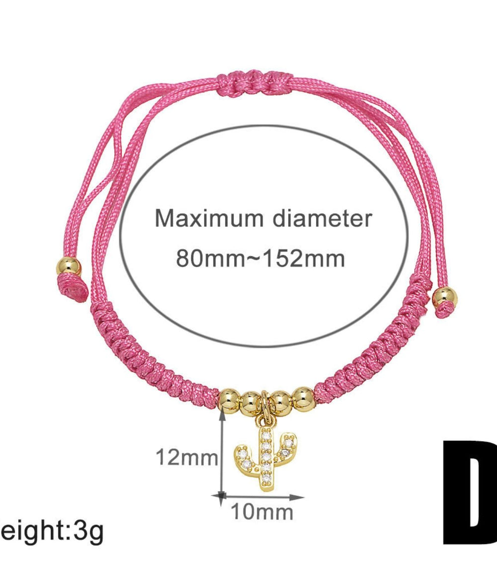 Brazalete diamond cactus