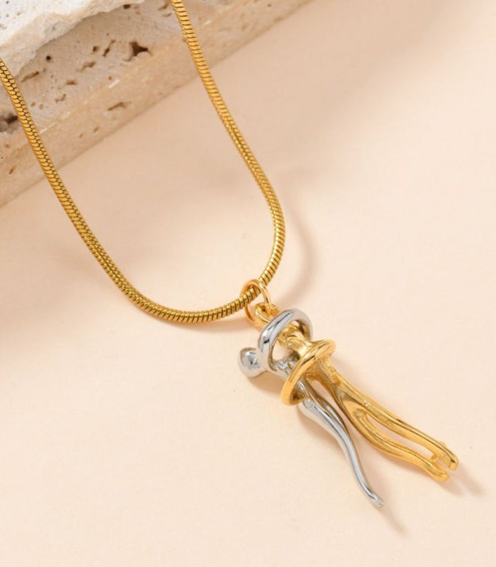 Collar bicolor abrazo