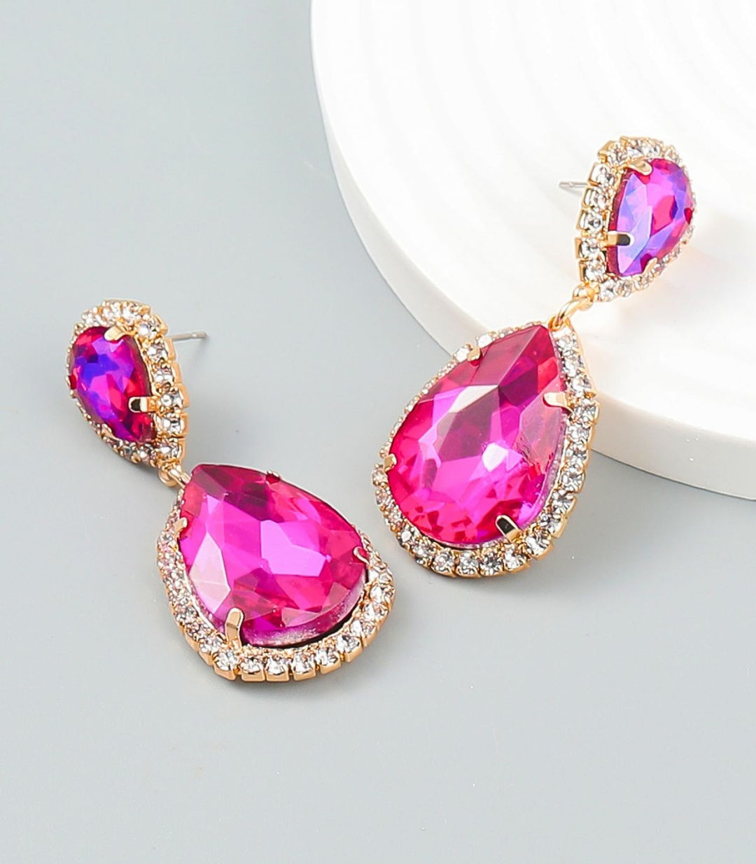 Aretes rose red
