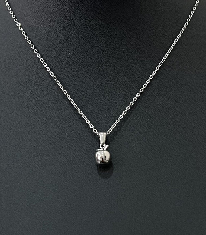 Collar silver small apple