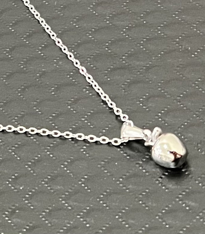 Collar silver small apple