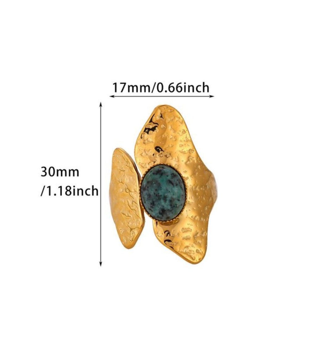 Anillo natural stone