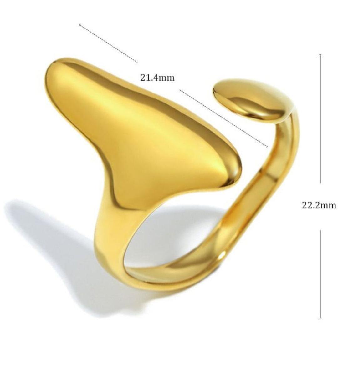 Anillo open asymmetrical