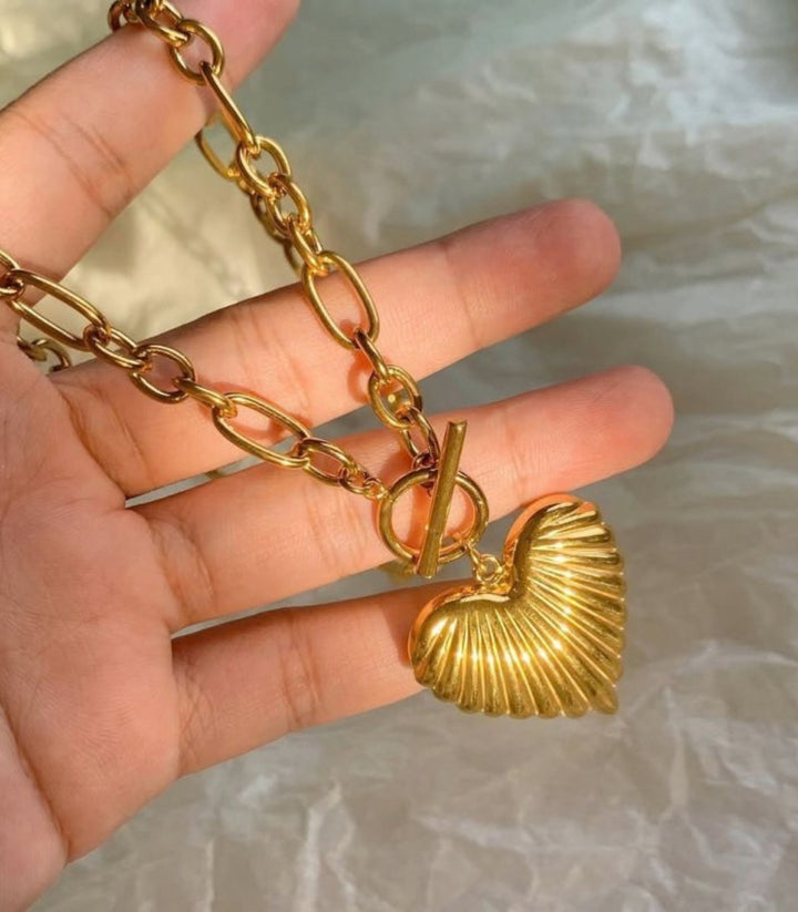 Collar Buckle Corazón