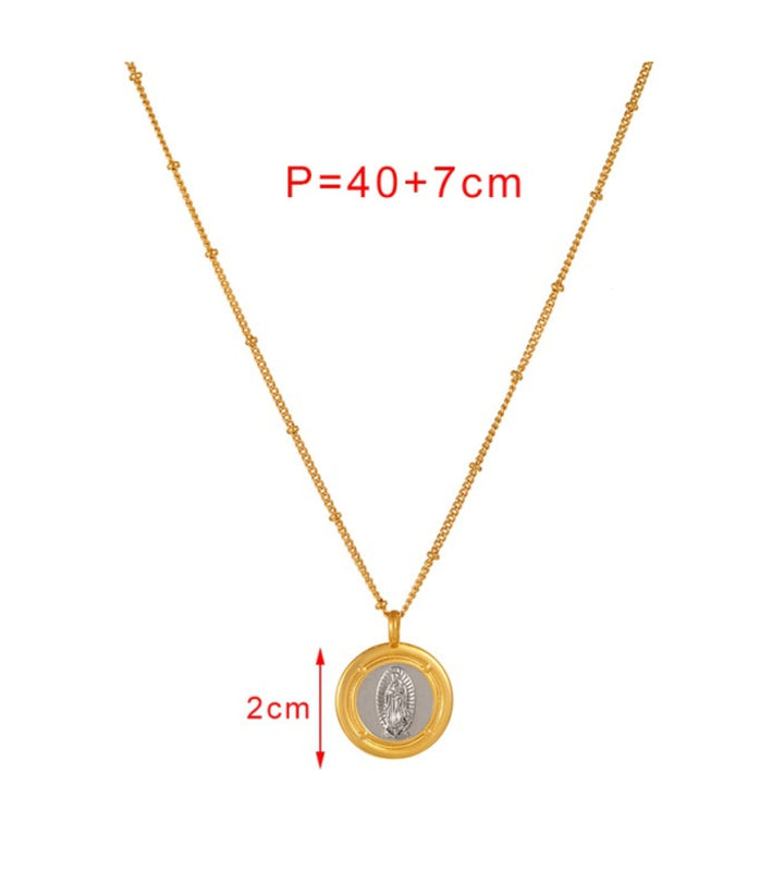 Collar round virgen