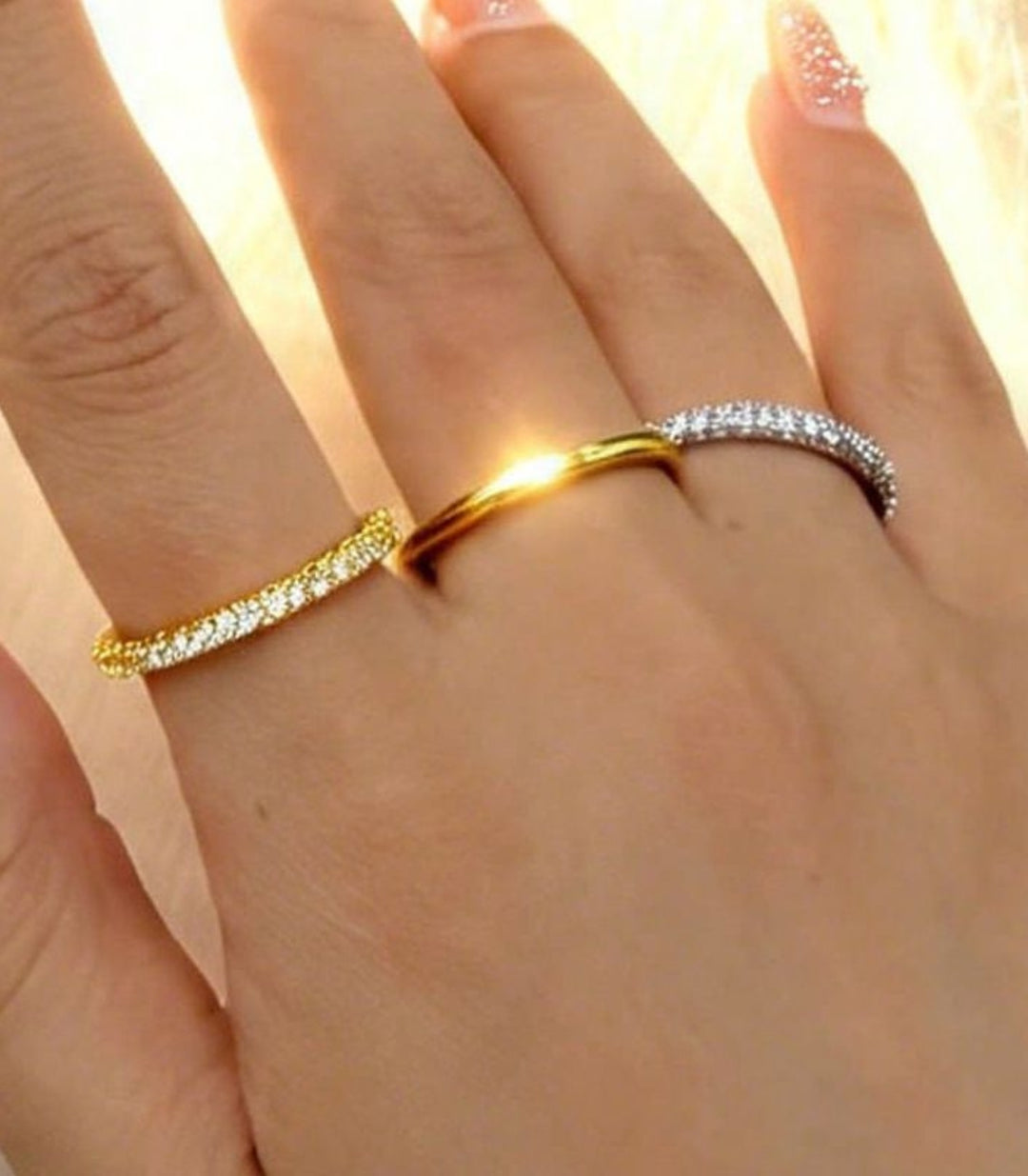 Anillos Set 3Pz Zirconias #7