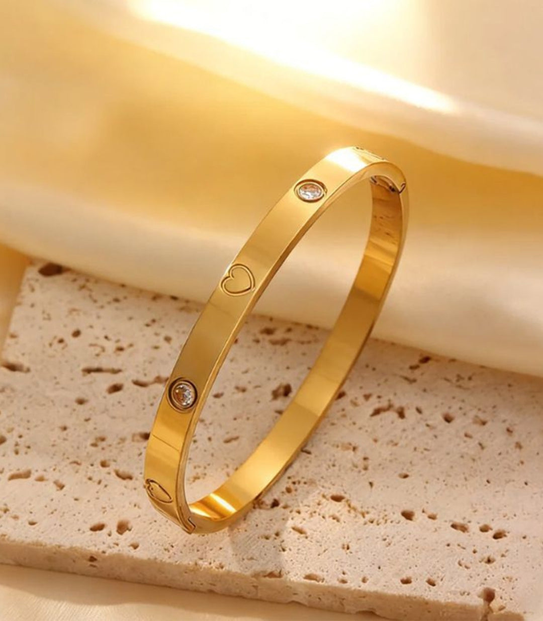 Brazalete Zirconias Corazón