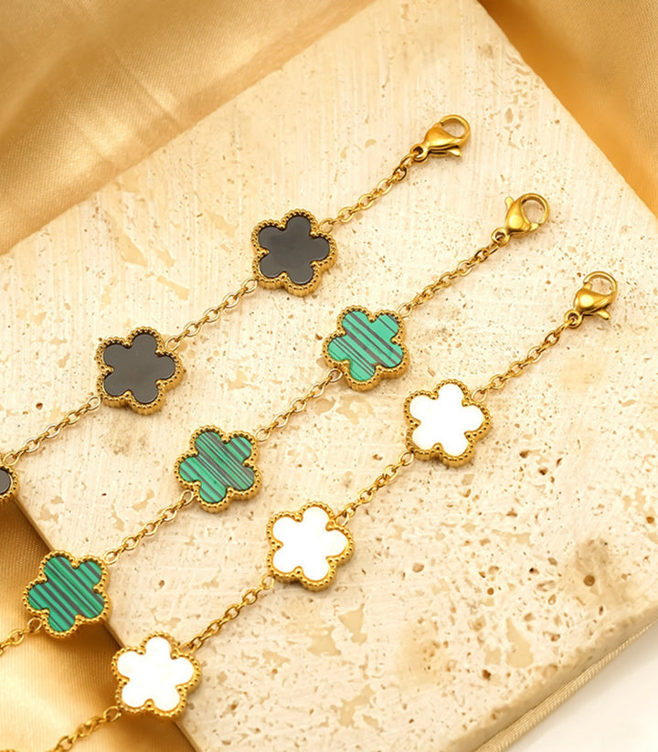 Brazalete Flores Verdes