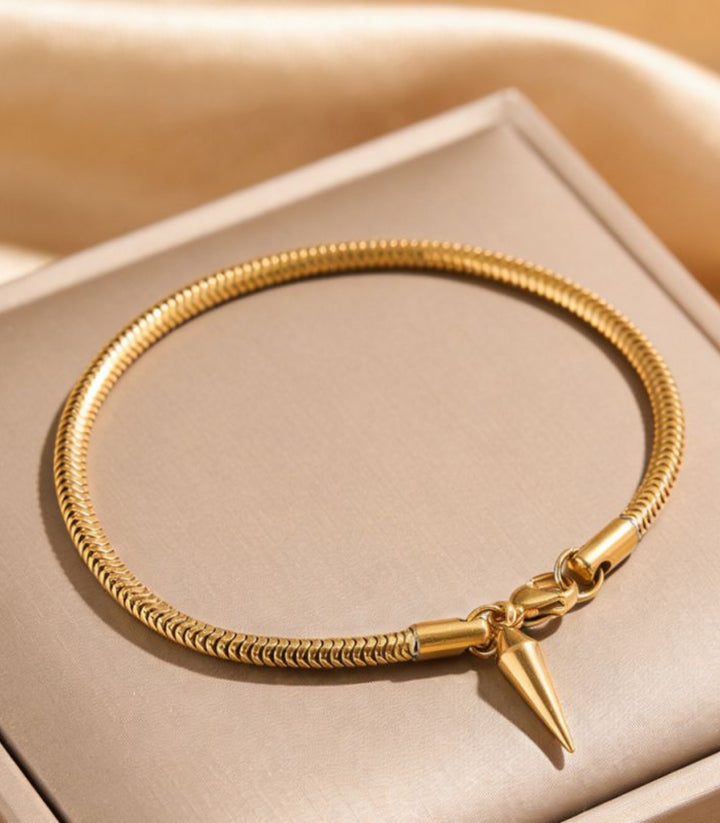 Brazalete Gold Snake Chain