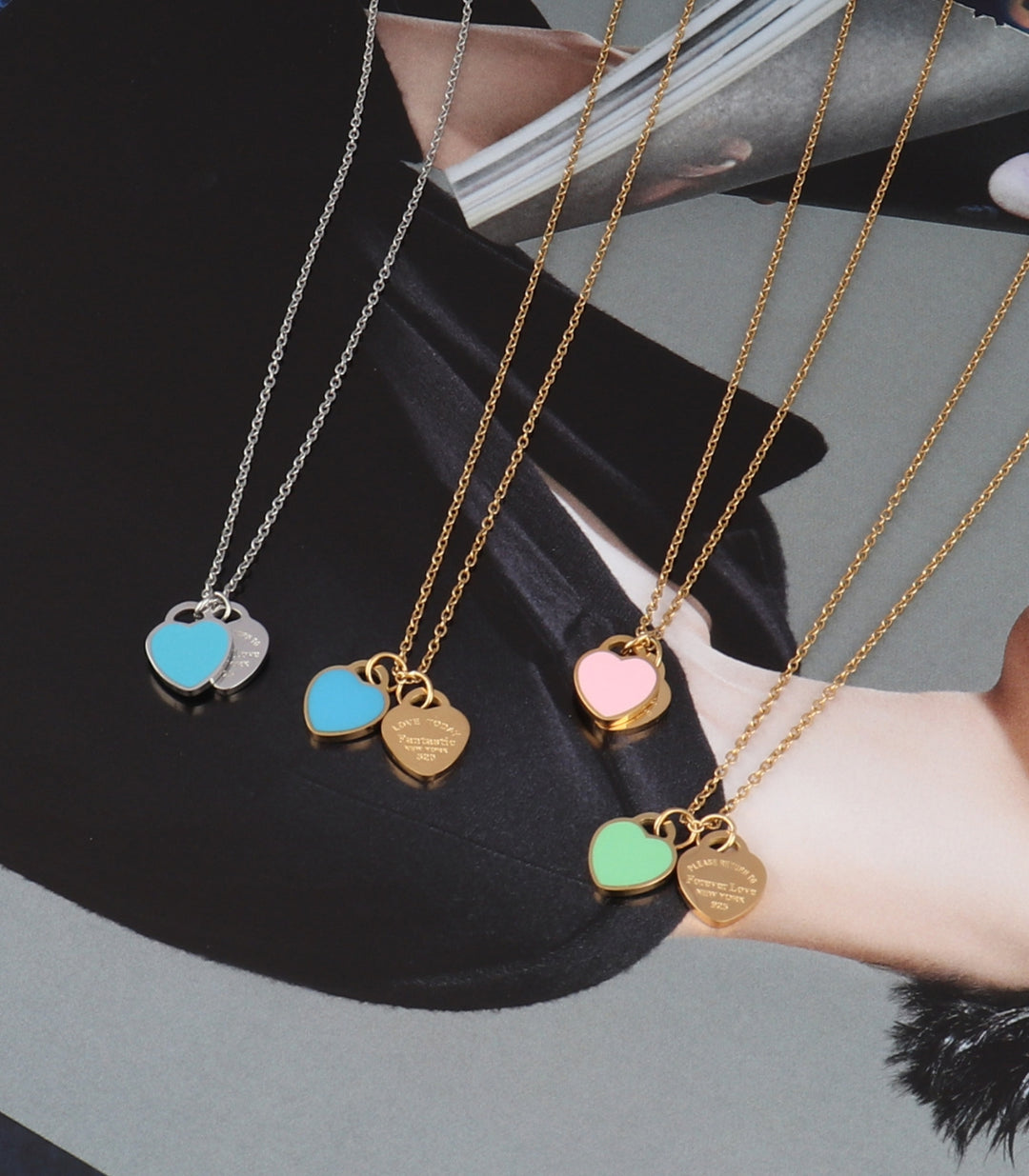 Collar Pink Heart