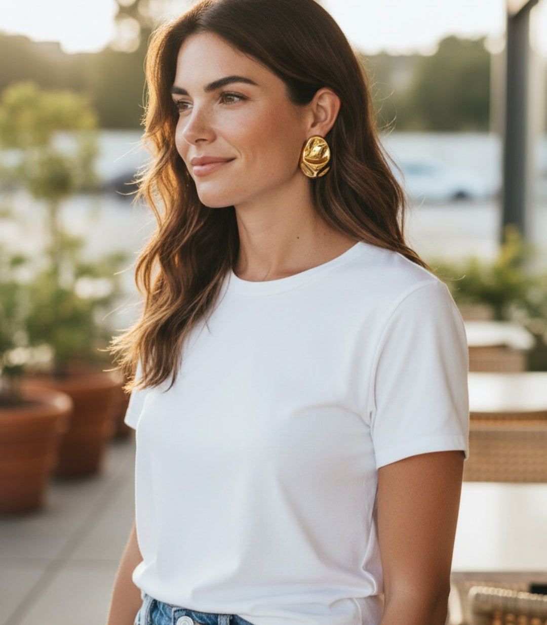 Aretes maxi irregulares
