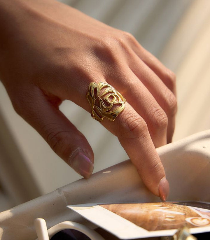 Anillo Rose Flower