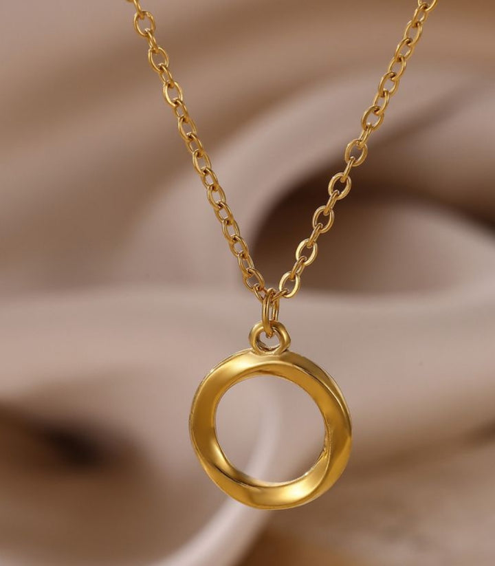 Collar gold round