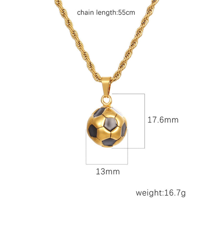 Collar torsal soccer ball