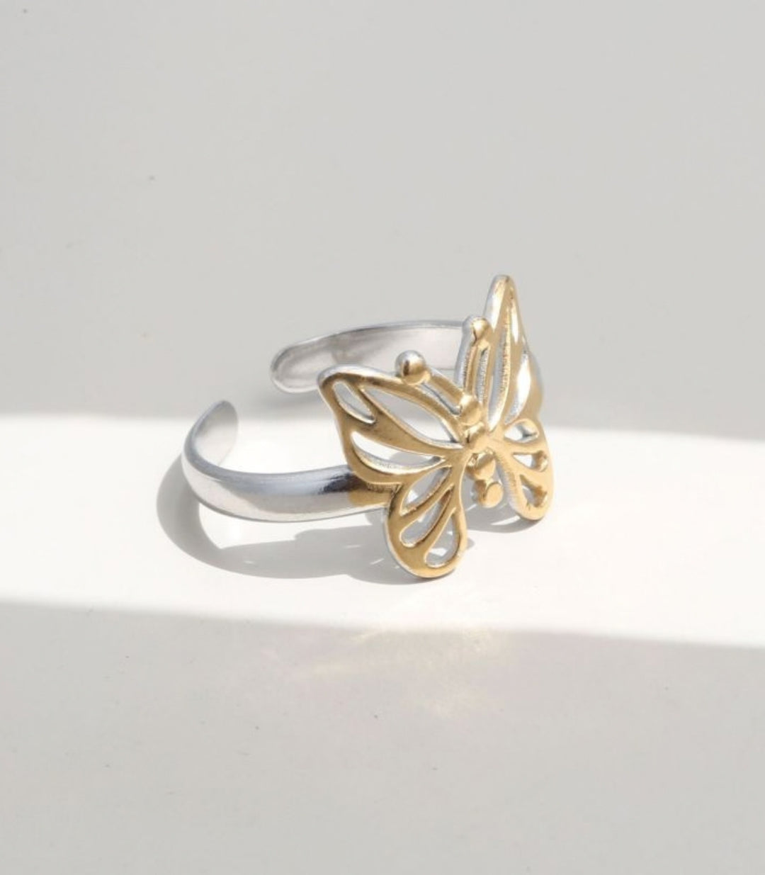 Anillo Bicolor Mariposa