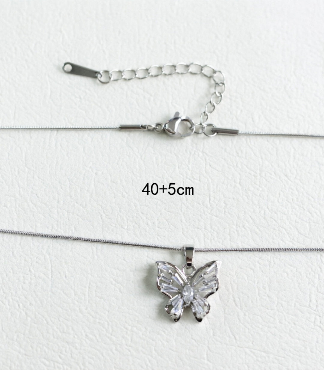 Collar Mariposa Plata